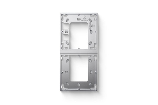 Loxone_100489 - Montagerahmen 2-fach Silber