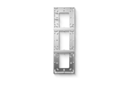 Loxone_100515 - Montagerahmen 3-fach Silber